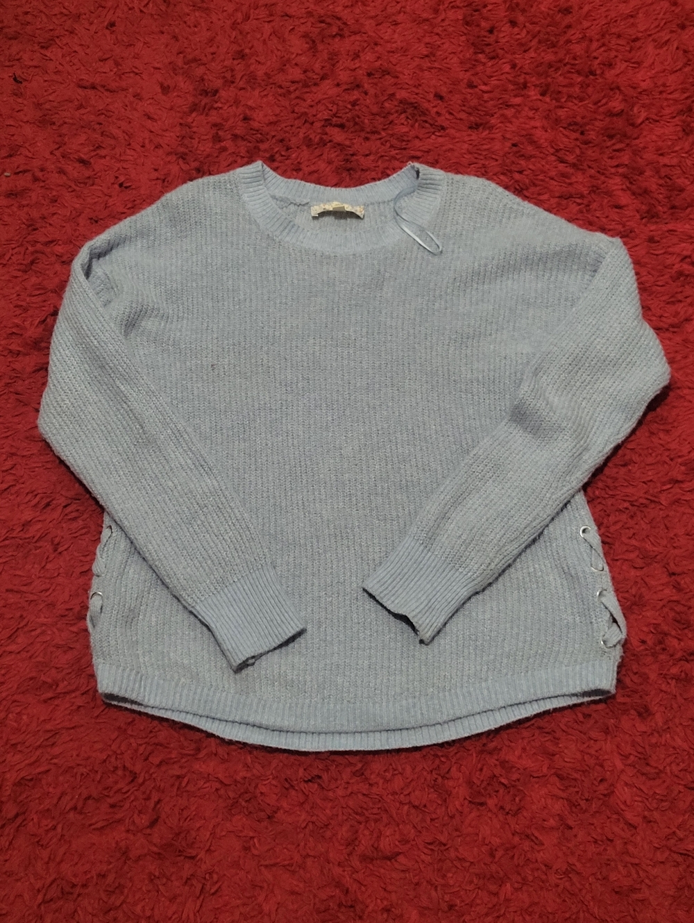 ***NEVER WORN*** baby blue Pink Republic Sweater womens size small